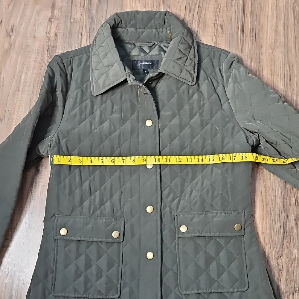 Colebrook Women's Quilted Jacket - Olive Green Medium - Picture 7 of 12